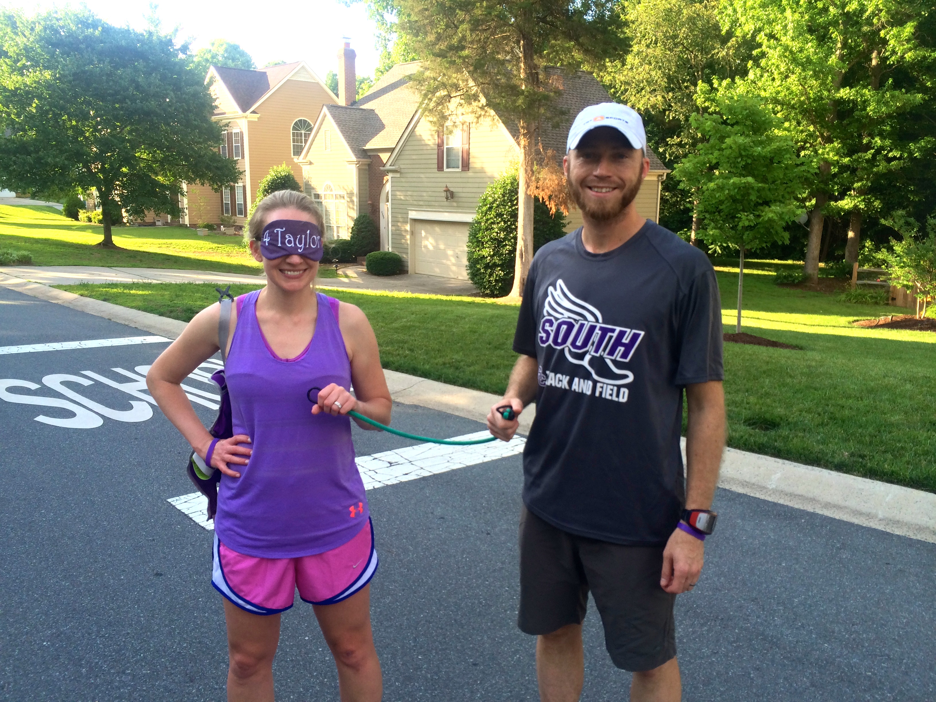 start of blind run